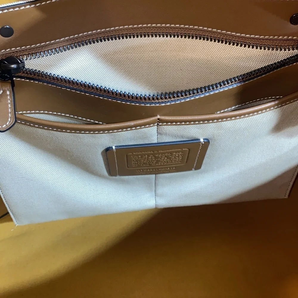 Coach x Tom Wesselmann Smile Mouth Lips Teeth Carriage Tote